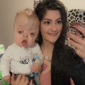 Every time she posts pictures of her baby online, people beg her to stop