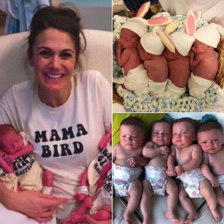 Mom has quadruplets without using fertility, then doctor notices something special
