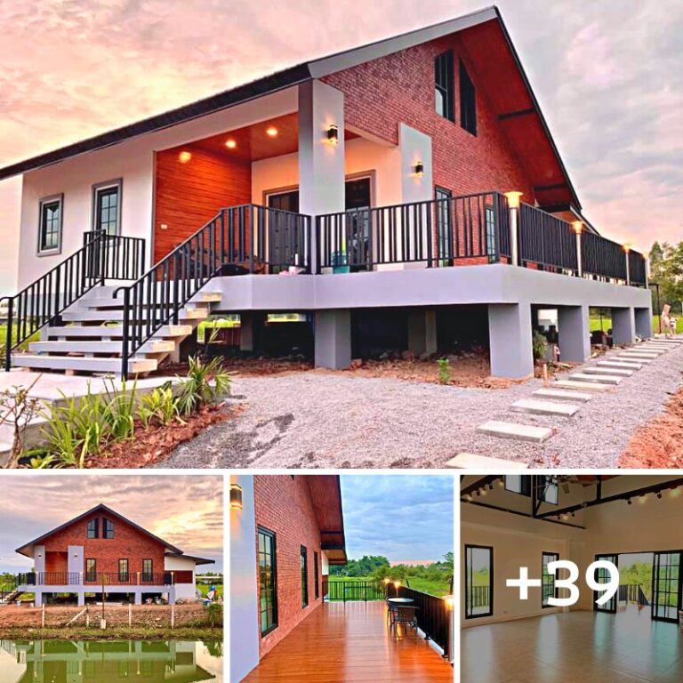 Red Brick House With Spacious Terrace, Feel the Rural Atmosphere