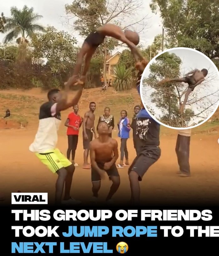 Group of friends took jump rope to the next level!