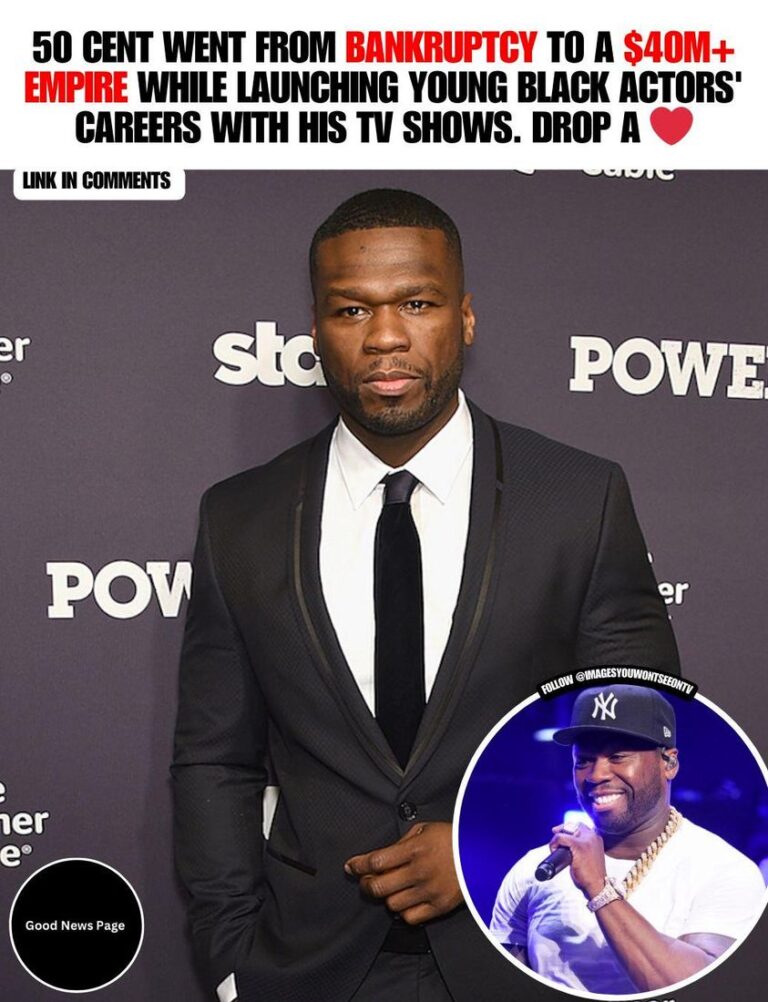 50 Cent went from bankruptcy to a $40M+ empire while launching young black actors’ careers with his TV shows