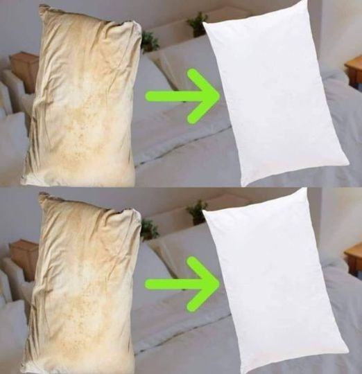 How to clean dirty bed pillows to leave them white and smelling sweet