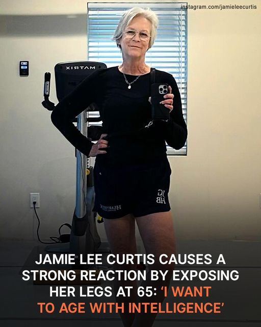 Jamie Lee Curtis Defies Age at 65 Showing Her Bare Legs in Black Shorts: ‘You’re Truly an Inspiration’