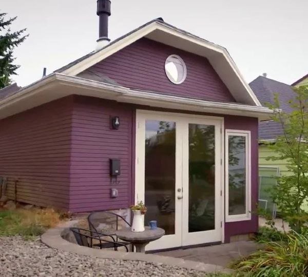 The family converts the garage into a beautiful tiny home for Grandma so she can live close by