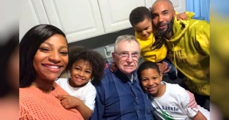 Lonely 82-year-old meets neighbors and they sweetly ‘adopt’ him into their family