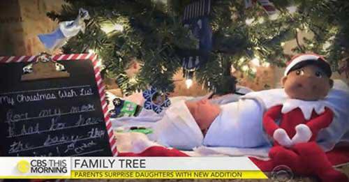 Parents Surprise Daughters With Newly Adopted Baby Brother Under The Christmas Tree | “The Girls Knew Nothing”