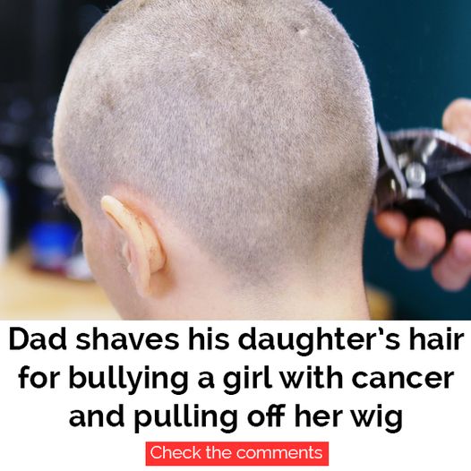 A furious dad has shaved his 16-year-old daughter’s head to teach her a lesson