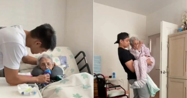 Grandson refuses to let family put grandma in a home, becomes her full-time caretaker instead