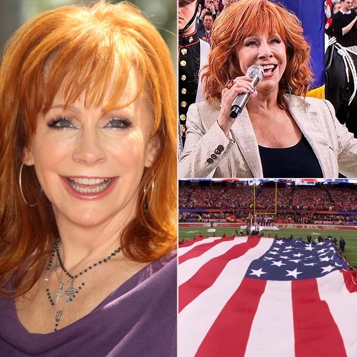 People cry as Reba McEntire sings the US National Anthem at the Super Bowl. – Life Quotes
