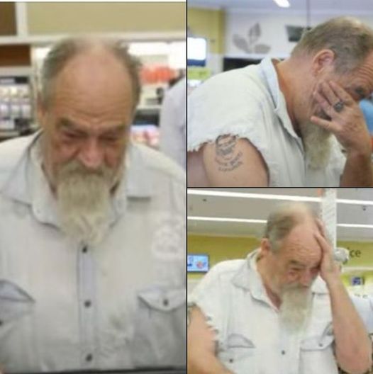 A veteran unable to pay for his groceries turns around to hear a customer say “It’s our turn”