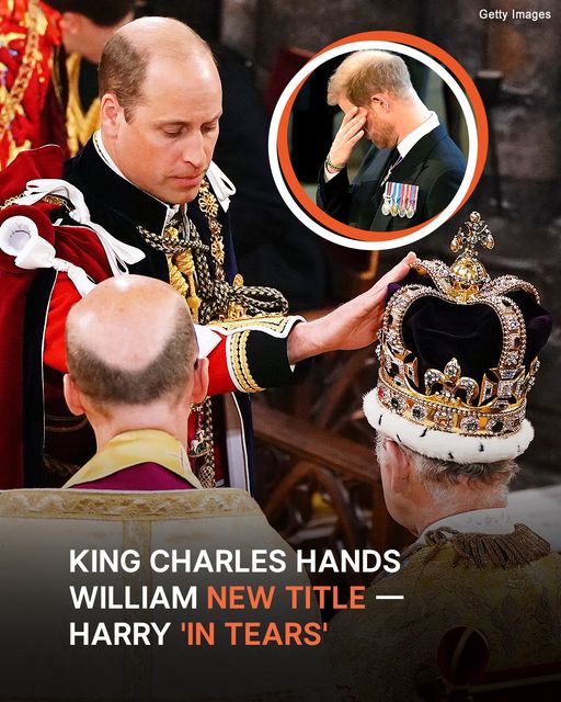 ‘In Tears’: Prince Harry’s Reaction to Brother Prince William Receiving New Title from King Charles Reported