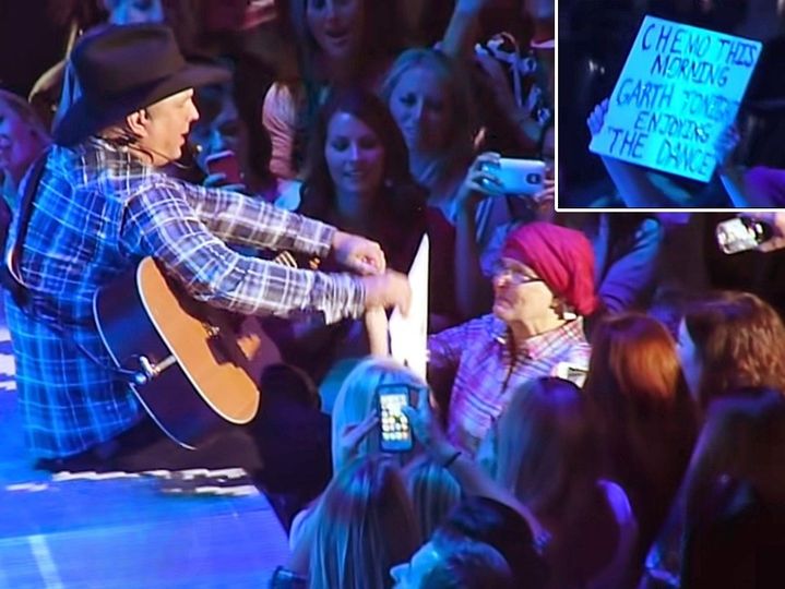Teresa Shaw, a cancer patient who fought to see Garth Brooks perform, was the recipient of a heartfelt moment when the singer paused his concert mid-song.