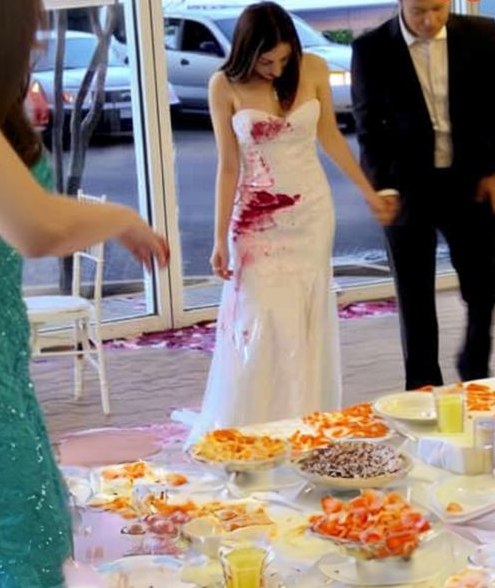 During the ceremony, my MIL ruined my wedding dress; but, Karma Hit Her Back right away.