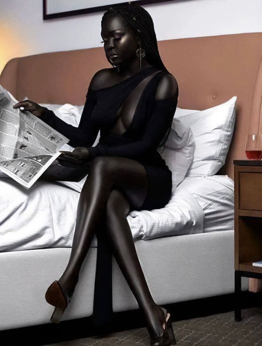 Meet Nyakim Gatwec – a model nicknamed ‘Queen of the Dark’