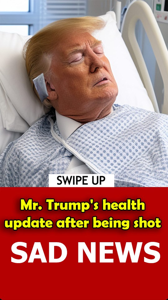 Donald Trump’s right ear was injured and visuals showed blood streaming down his face..
