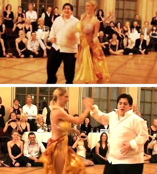 People start C when the ‘overweight’ dancer steps onto the stage, but when he starts dancing, everyone is left speechless…