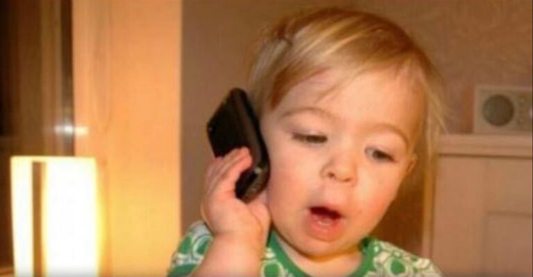 A child dials 911 seeking assistance from police officer.