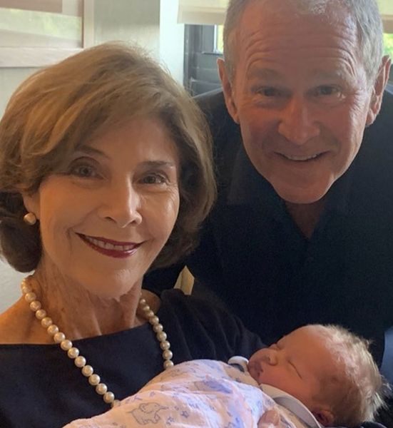 George W. Bush welcomes grandson named in honor of great-grandfathers