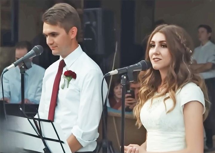 Anna Richie and Joseph Gibbons: Siblings who made a magical wedding performance