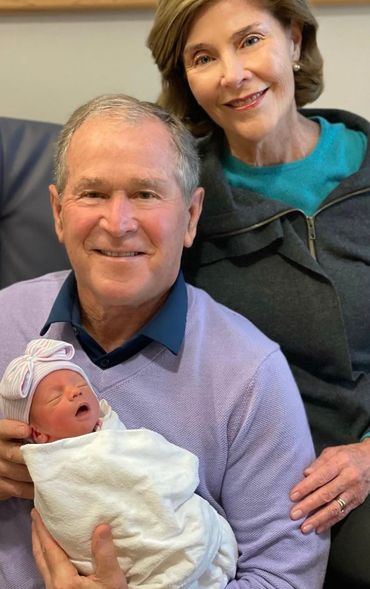 George W. Bush welcomes grandson named in honor of great-grandfathers