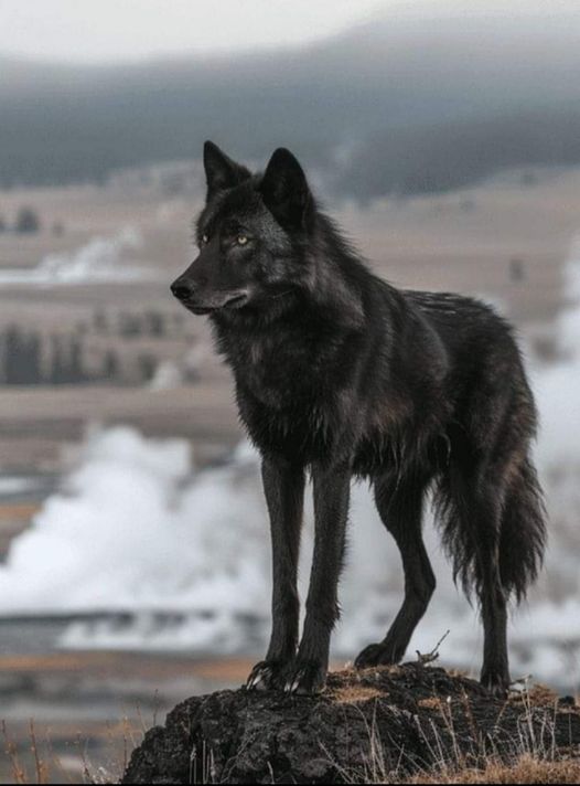 The Majestic Black Wolf: Symbol of Mystery and Power