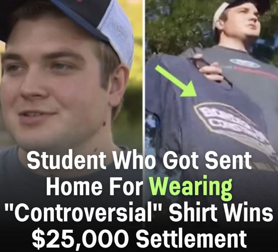 The Student Who Got Sent Home For Wearing “Controversial” Shirt Wins $25,000 Settlement