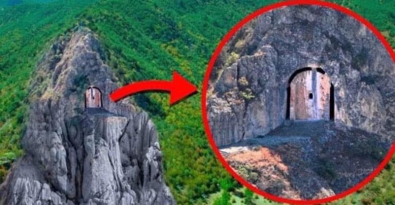 Drone Pilot Spots Mysterious Door In Mountain (Video)