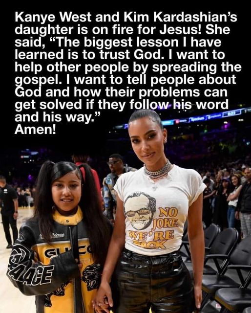 Kanye & Kim’s Daughter Shines with a Passion for Faith