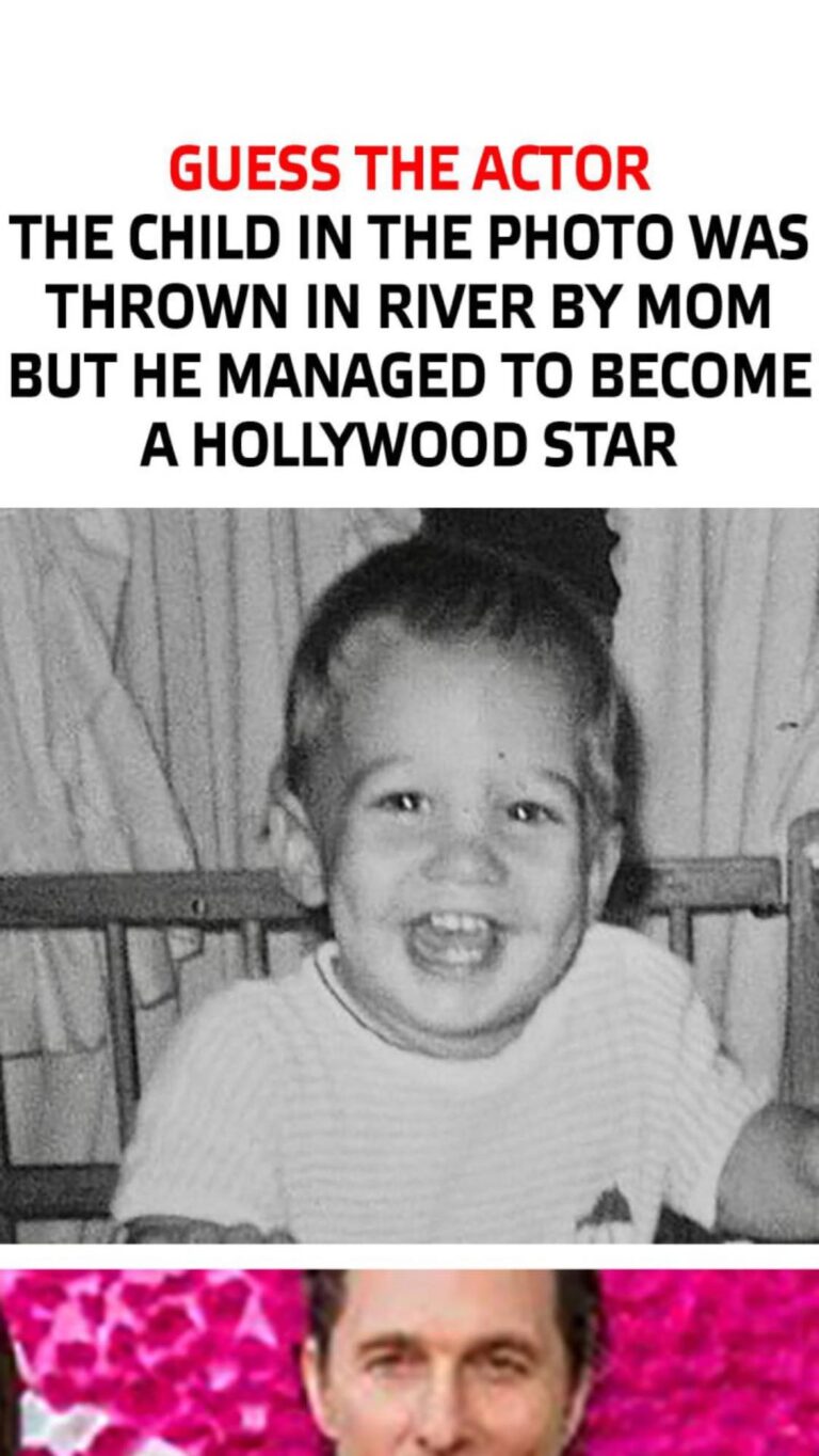 The Child in the Photo Was Thrown in the River by Mom:😲 Despite this, he grew up to become a Hollywood star!