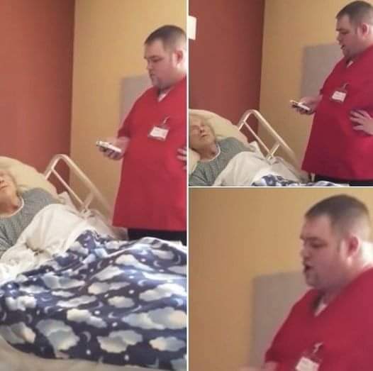 Male nurse has absolutely no clue that he’s on camera as he decided to grant his old patient’s final ever wish 😲 Just check comments (\/ideo) to find out what happened next 👇