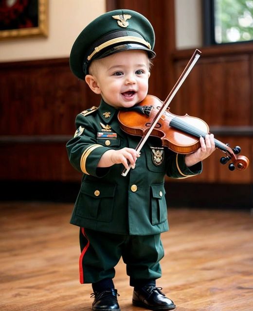 Incredible! A 2-year-old child plays the violin, leaving the audience in tears with her stunning performance!