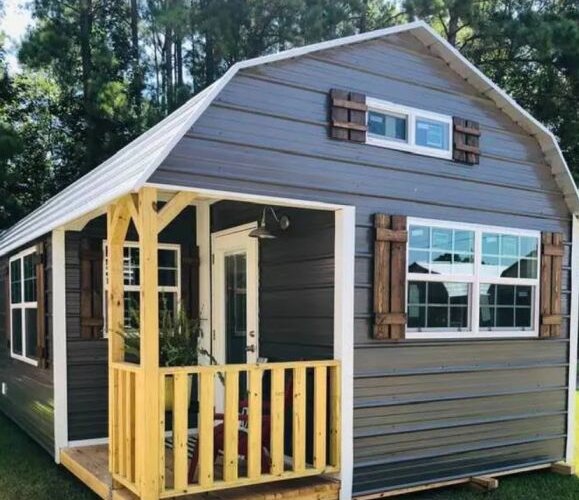 Find Out What It’s Like to Live in This Pre-fabricated Shed