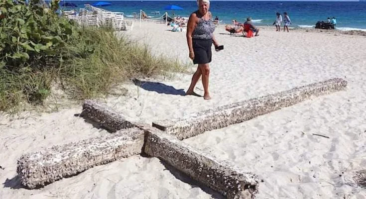 Giant Cross Washes Up On Florida Beach In What Many Are Calling A ‘Holy Sign’ (VIDEO)