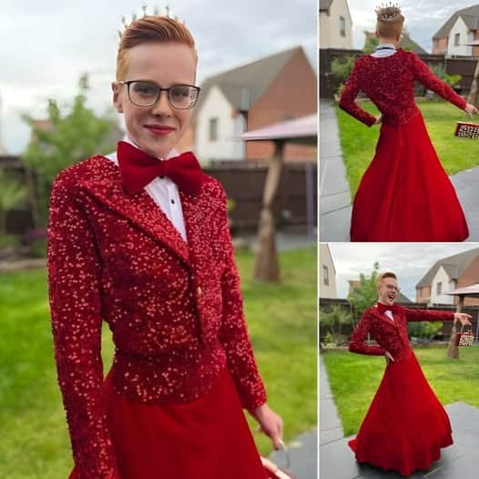 Prom Night Becomes a Style Spectacle: Teen’s Bold Ballgown Ignites Online Debate