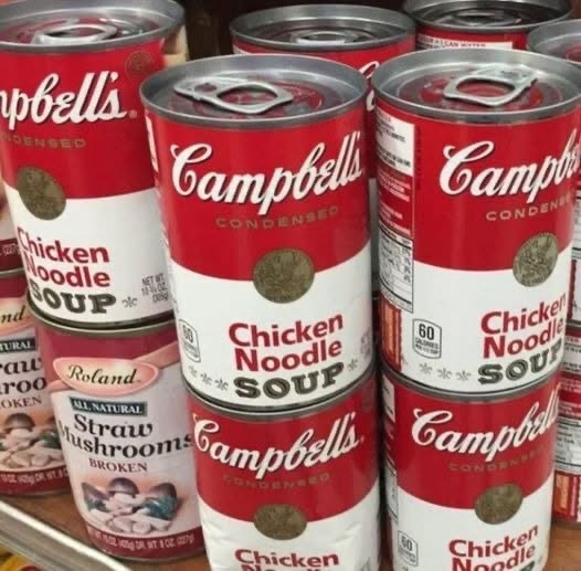 You might want to go and buy the soup, better stock up while you still can