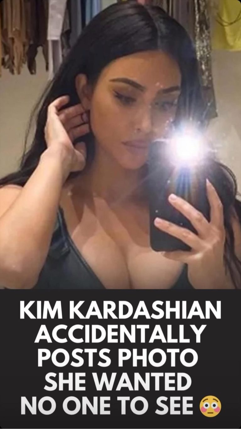 Kim Kardashian Deletes Unedited Photo Seconds After Accidentally Posting It