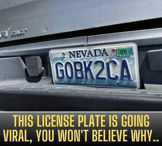 This license plate is becoming popular for an unexpected reason!