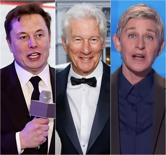 Richard Gere And Ellen Degeneres Flee In Panic To Italy After Elon Musk Utters 8 Shocking Words That Have Shaken The Elite