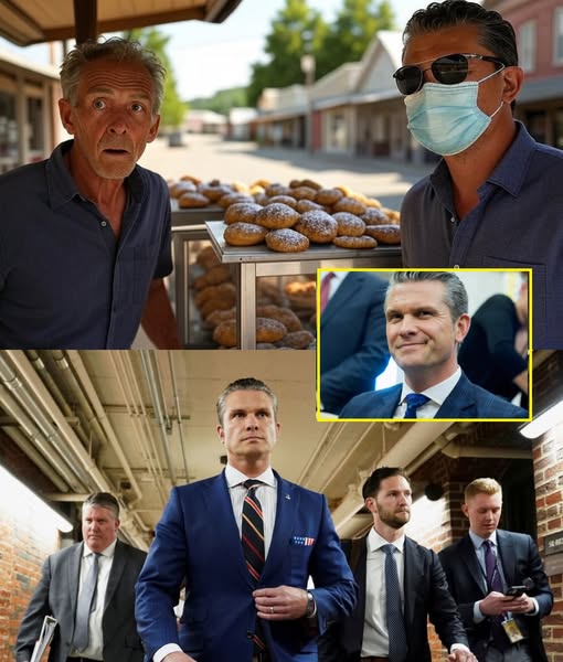 Pete Hegseth reunited with an old friend he hadn’t seen in 20 years—someone now selling pastries by the roadside…